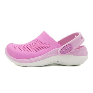 Crocs Lite Ride clog k卡駱馳 洞洞鞋 防水 中童 粉 R9351 (207021-6TL)