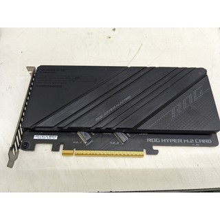 華碩 ROG HYPER M.2 CARD 2槽 擴充卡 主機板有支援會用在買 以免爭議