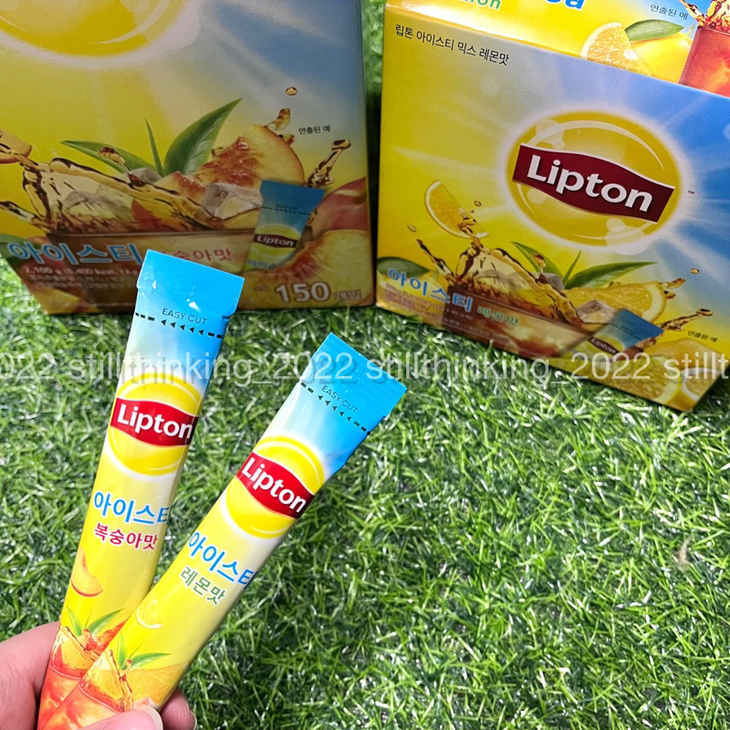 還在想｜現貨🌹Lipton 立頓 冰茶沖泡粉便攜包 14g 檸檬風味 水蜜桃風味 水蜜桃冰茶
