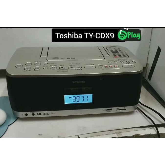 TOSHIBA 東芝 TY-CDX9 手提音響 卡帶/CD /SD / USB / CD  有搖控 #語言學習機