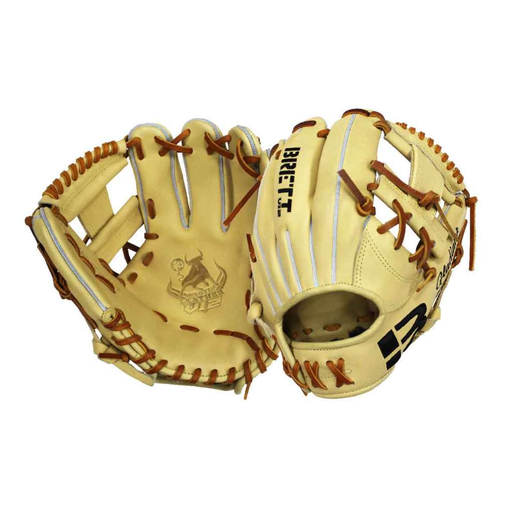 [爾東體育] BRETT 布瑞 硬式和牛皮棒球手套 11.5吋 PM-22-115 棒球手套 內野手套 野手手套 工字檔