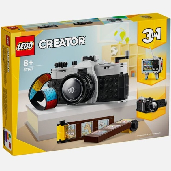 [大王機器人] 樂高 LEGO 31147 創意百變 3 合 1 復古照相機