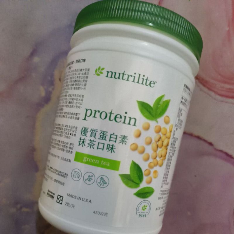 『AMWAY安麗』優質蛋白素－抹茶口味450g Protein Green Tea Flavor