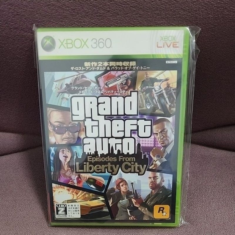 XBOX 360 原版遊戲 GTA 俠盜獵車手 自由城故事 日版