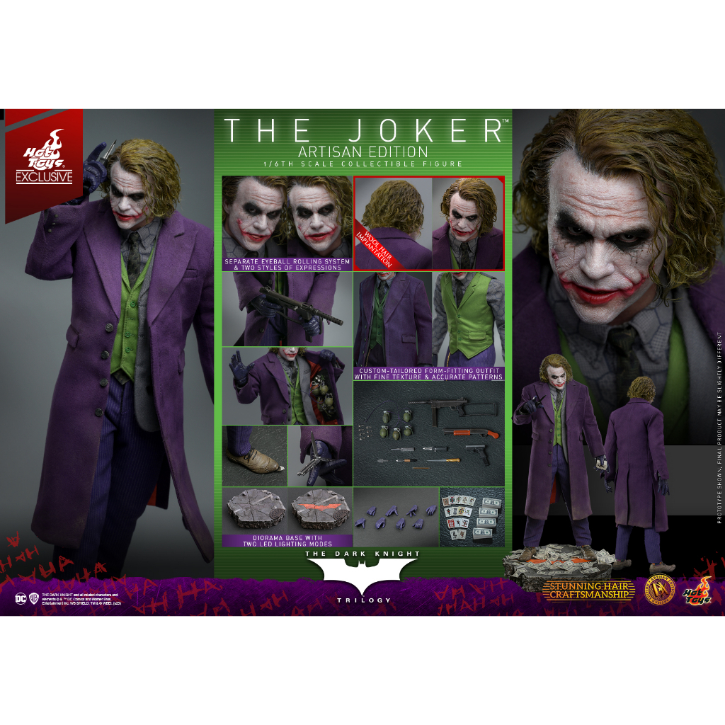 新品預購 Hot Toys DX33AE 蝙蝠俠 黑暗騎士 小丑 joker 植髮限定 DX33 非 DX11 DX32