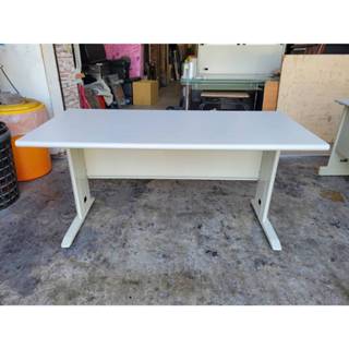 香榭二手傢俱*灰白面150cm CD腳辦公桌-電腦桌-員工桌-事務桌-鐵桌-業務桌-書桌-OA桌-洽談桌-主管桌-中古桌