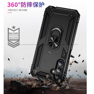 一體指環軍事防摔手機殼 三星A15 5G防摔殼 三星A25 5G手機殼 Samsung A15 A25 5G 支架保護殼