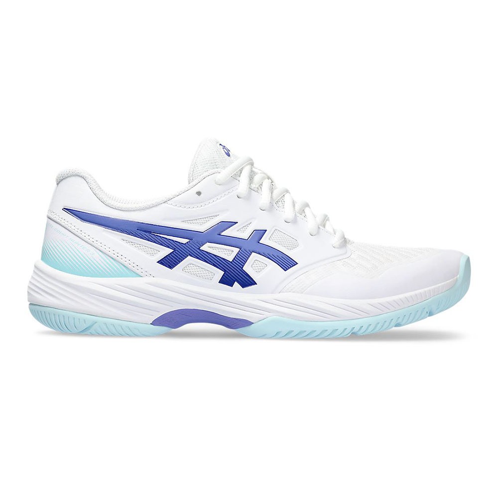 (女)【亞瑟士ASICS】GEL-COURT HUNTER 3 女款羽球鞋 白紫 1072A090-100