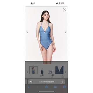 WAVE SHINE 全新 泳衣 比基尼 泳衣 泳裝