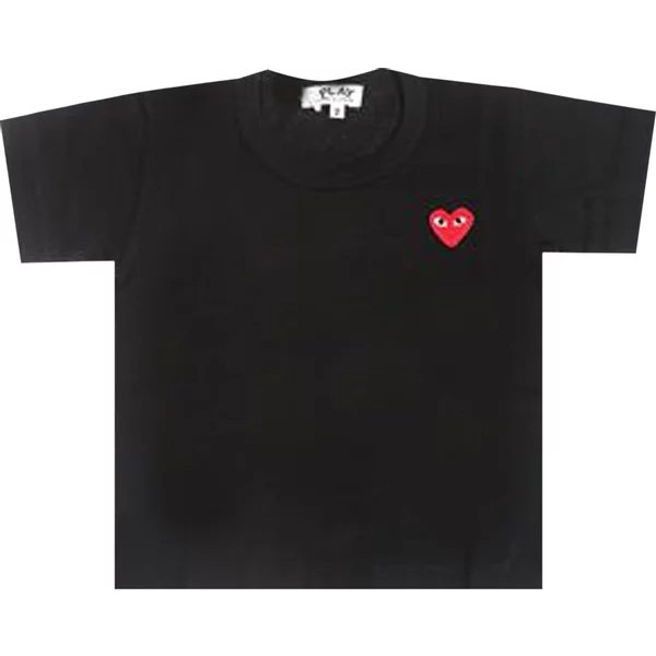 ❤️全新在台現貨❤️ 川久保玲 PLAY COMME des GARÇONS CDG 正品 兒童 小童 黑底小紅心 上衣