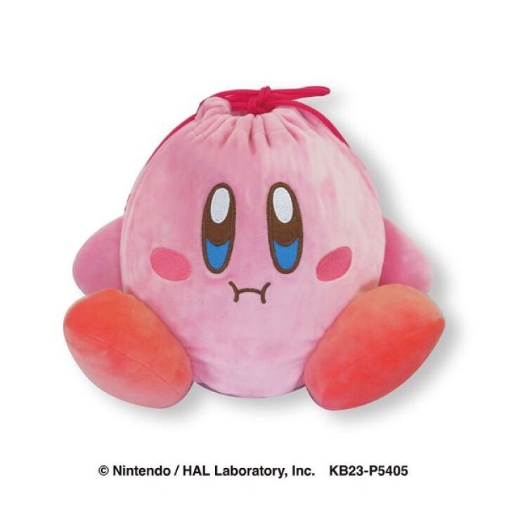 日本帶回 現貨 星之卡比 Kirby 立體造型束口袋 收納 小物收納 化妝品收納 收納袋