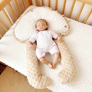 現貨·安撫U型枕 荳荳絨定型枕▪️嬰幼兒睡覺抱枕 防驚嚇防偏頭型枕
