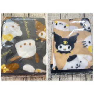 日本 正品 Hello Kitty 凱蒂貓 毛毯 小被子 黑色 美樂蒂 大耳狗 布丁狗 酷洛米 帕恰狗 冷氣毯
