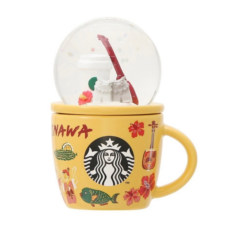 日本/星巴克/Starbucks/沖繩限定/Okinawa/水晶球/雪球/濃縮咖啡杯/城市杯/馬克杯/89ml