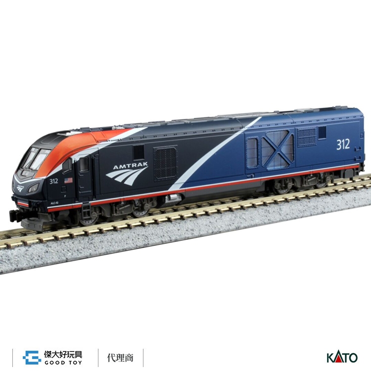 KATO 17736-L 柴油機關車 ALC-42 Charger Amtrak Phase VII no.312