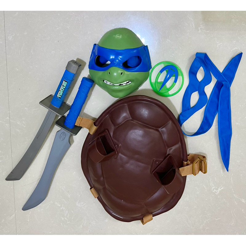 Ninja Turtles TMNT 美國 忍者龜 電影動漫 面具面罩武器裝備玩具李奧納多、拉斐爾、多納太羅、米開朗基羅