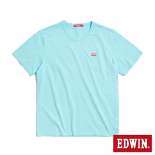 EDWIN 人氣復刻款 經典小紅標徽章短袖T恤(淺綠色)-男款