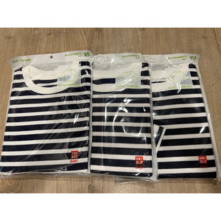 uniqlo橫條純棉長袖上衣