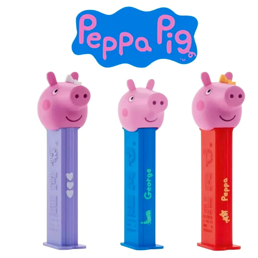 BEETLE PEZ 佩佩豬 粉紅豬小妹 PEPPA PIG 佩佩 喬治 貝思水果糖 貝思 水果糖機 玩具 公仔
