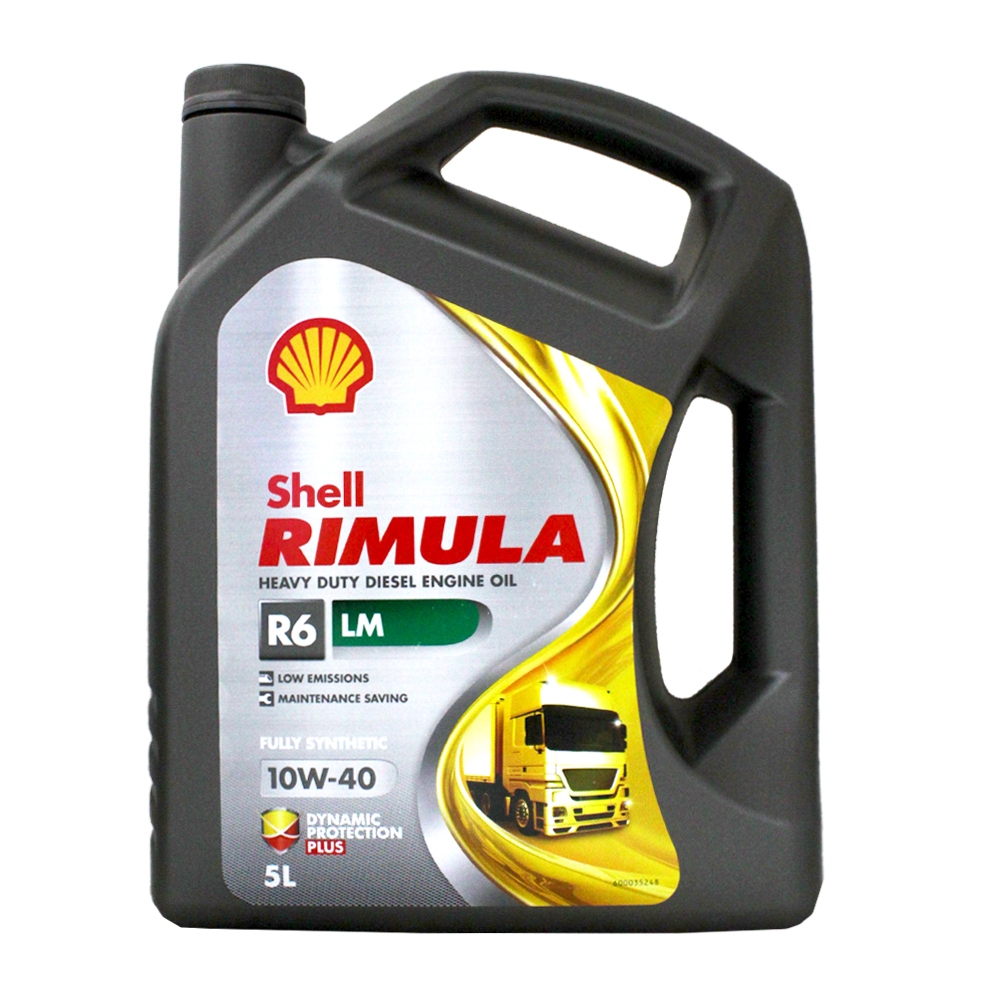 【易油網】Shell Rimula R6 LM 10W40商用柴油車 4L 5L 引擎合成機油 5期環保
