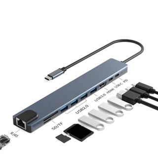 USB分線器3.0 HUB集線器4口typeC擴展塢鋁合金電腦配件 hdmi 網路口 手機 筆電 平板 mac