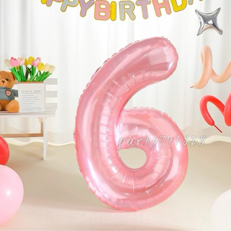 32吋果凍 數字氣球 【🇹🇼台灣現貨】生日派對 拍照 佈置 節慶 紀念日 收涎 背景 兒童慶生 氣球 周歲 慶生 裝飾