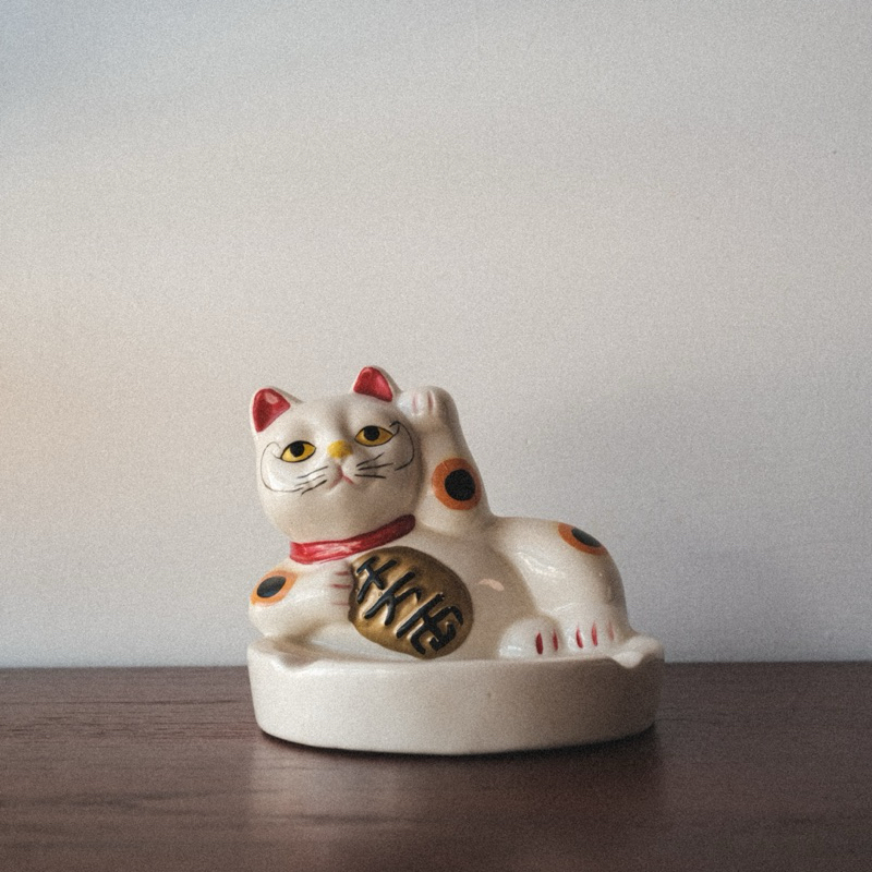 金曜日販売所 - 日本 昭和 老物 招財貓 煙灰缸 擺飾 收藏