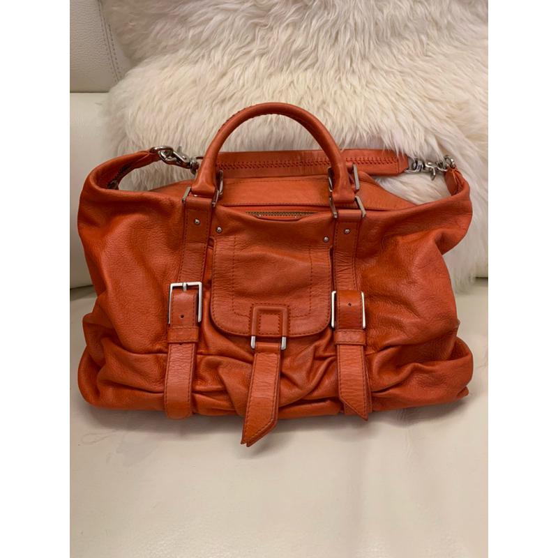 Botkier Sasha Duffle 真皮經典包包