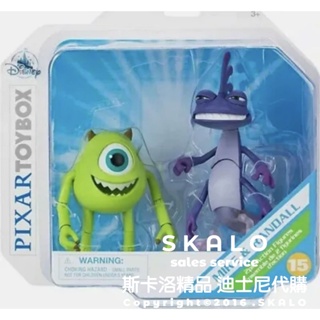 SKALO［怪獸電力公司-大眼仔&藍道公仔］正版迪士尼 玩具 模型 Disney