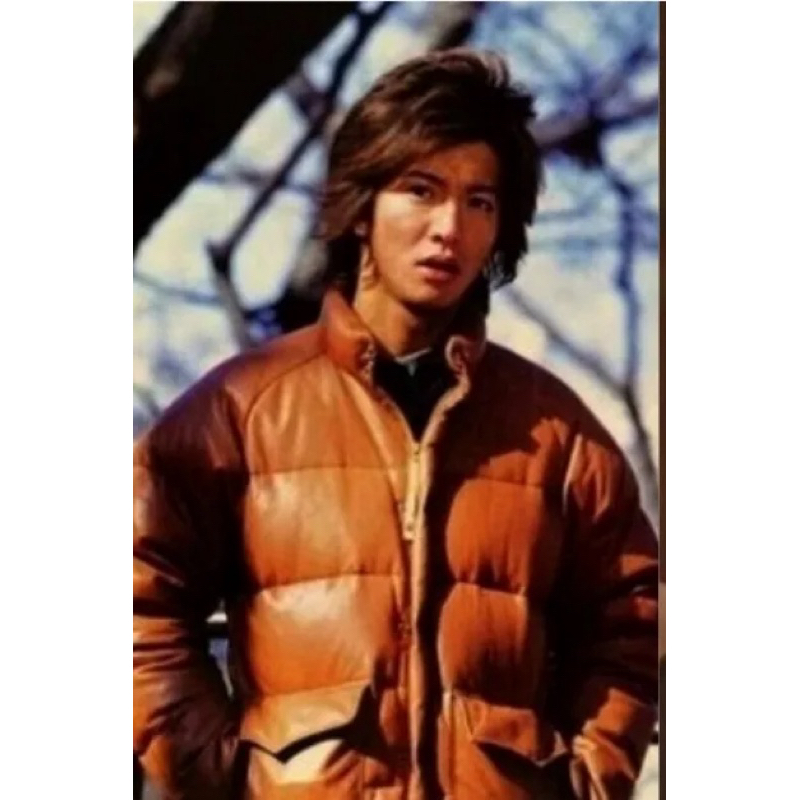 木村拓哉A BATHING APE Classic Down Jacket 羊皮羽絨外套