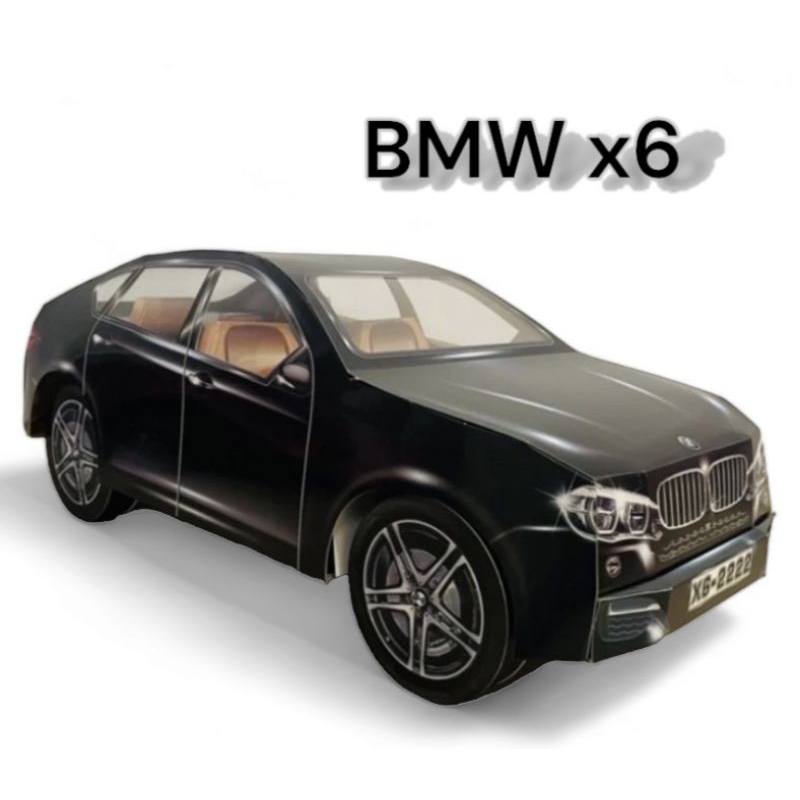 紙紮 BMW x6 (實體座艙版) 黑，紅兩色。 全新到港 氣勢磅礡 售價:1500元