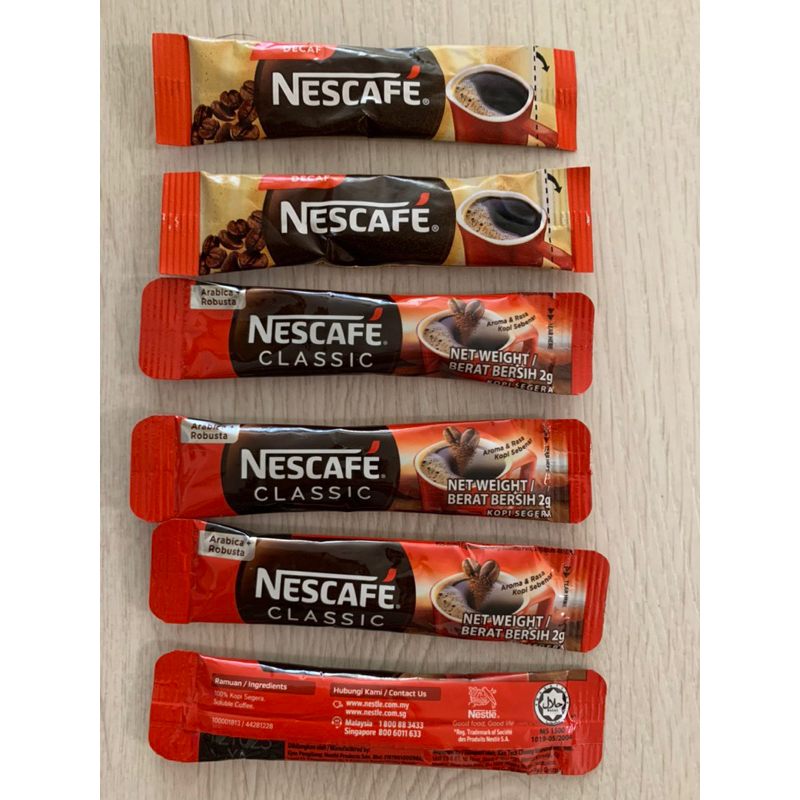 物盡其用 隨緣分享❤️  NESCAFÉ 雀巢 經典醇品咖啡隨身包 黑咖啡 2g coffee mate 奶精包