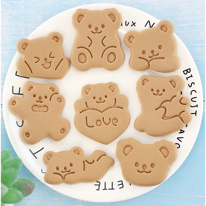 🍪🐻可愛小熊餅乾模具🐻🍪 翻糖曲奇切模 卡通軟糖模具 烘焙模具 餅乾烘焙模具