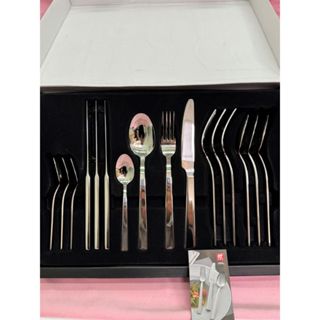 【EzBuy】德國雙人牌 16件式餐具組 SP-1712 刀、叉、湯匙、甜品杓