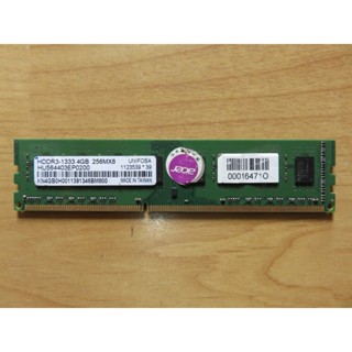 D.桌上型電腦記憶體-UNIFOSA商丞科技HU564403EP0200 4GB DDR3-1333 雙面 直購價50