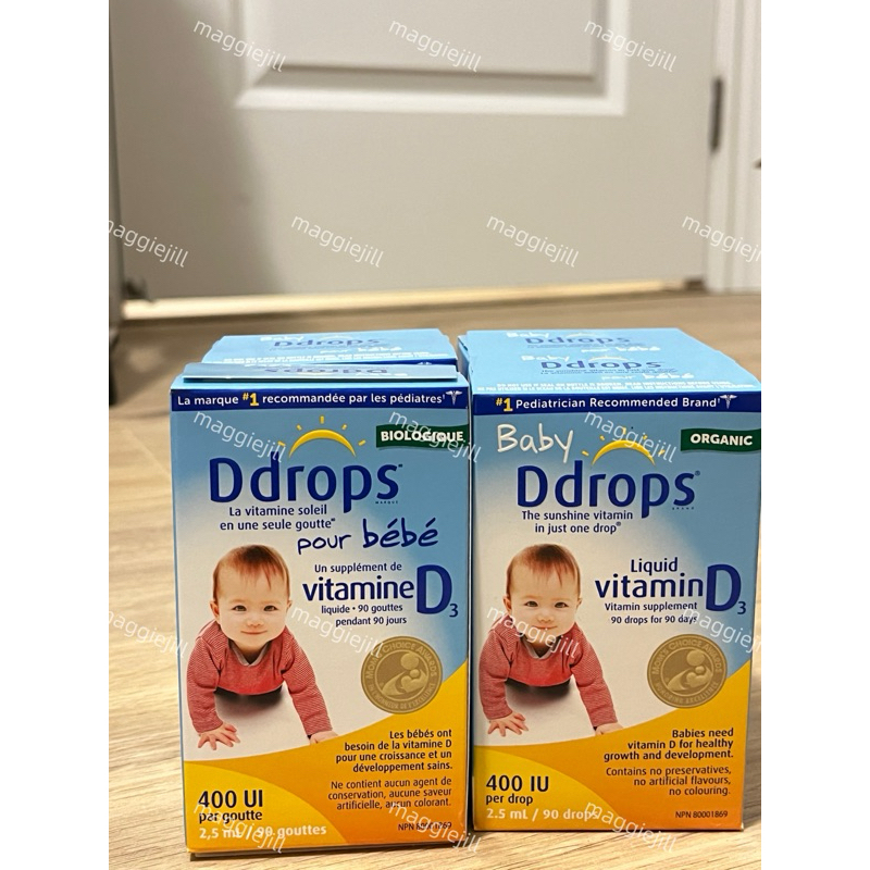 現貨❗️❗️（加拿大代購）維生素 維他命D3滴劑 Baby Ddrops 400Iu