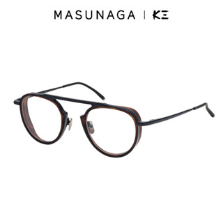 MASUNAGA K三 CENTAURUS #35 (琥珀/海軍藍) kenzo takada 眼鏡 鏡框 【原作眼鏡】