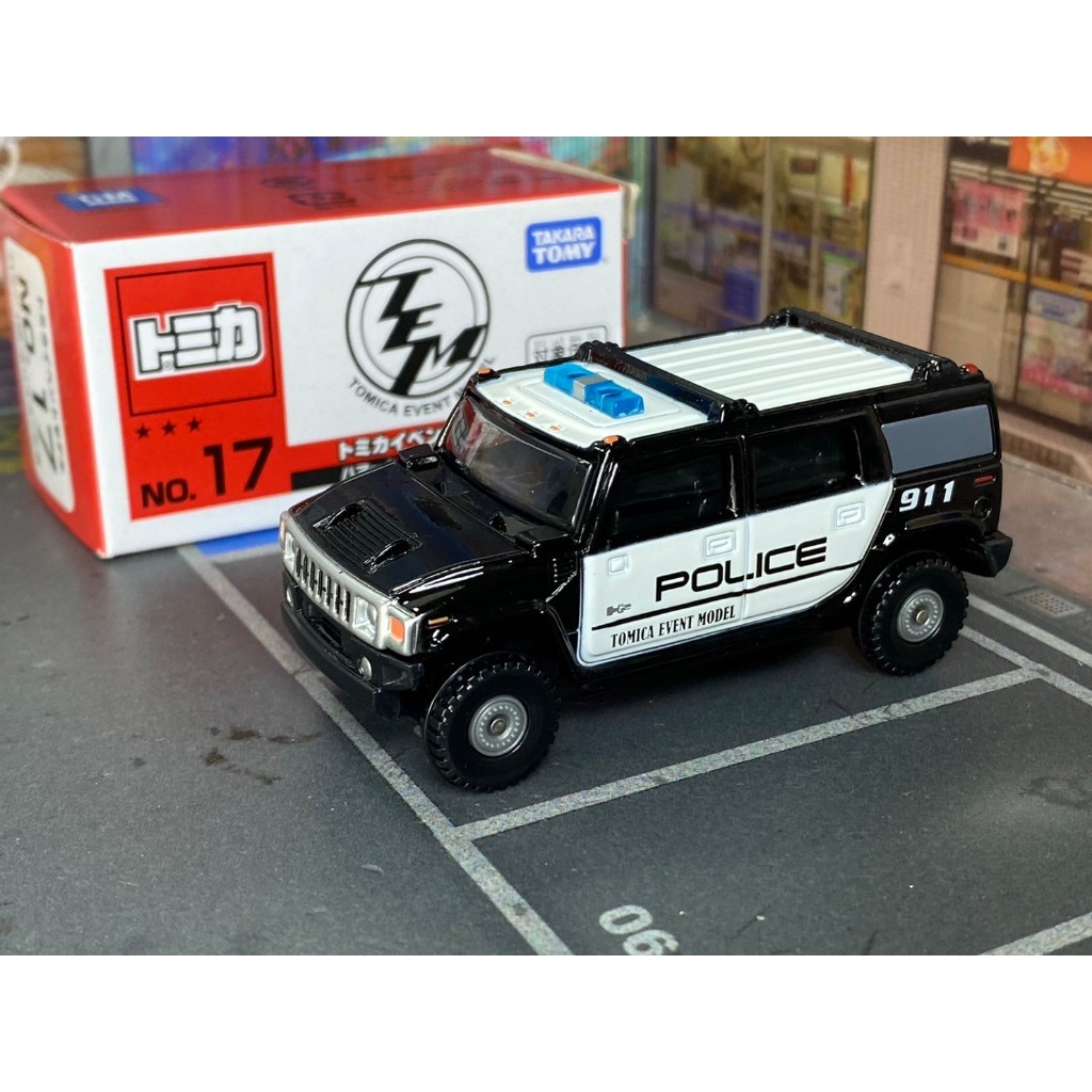 TOMICA-已拆封-B19-會場三星No.17 悍馬H2 警車