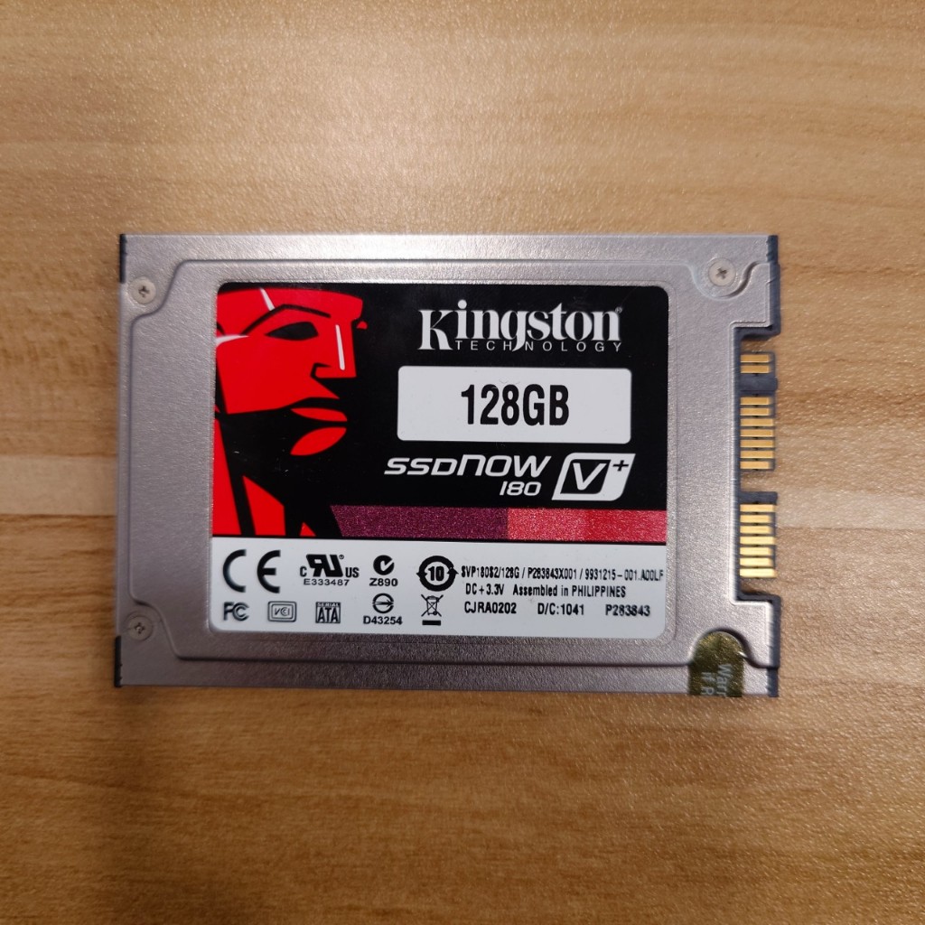 金士頓 1.8吋 SSDNow V+180 128GB MLC NAND FLASH