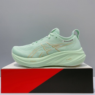 ASICS GEL-NIMBUS 26 (D) 女生 薄荷綠 寬楦 透氣 緩震 運動 慢跑鞋 1012B602-300