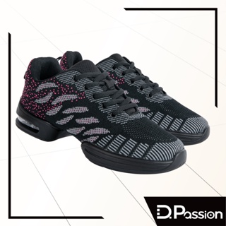 【D.Passion美佳莉】排舞鞋 爵士舞鞋 8014 黑飛織 暢銷款 透氣系列