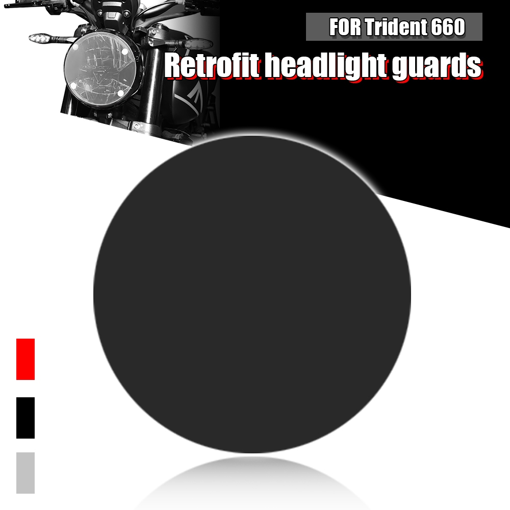 凱旋660大燈護網 適用於 凱旋 Trident660改裝方向燈罩 Trident660  Trident660黑色大燈