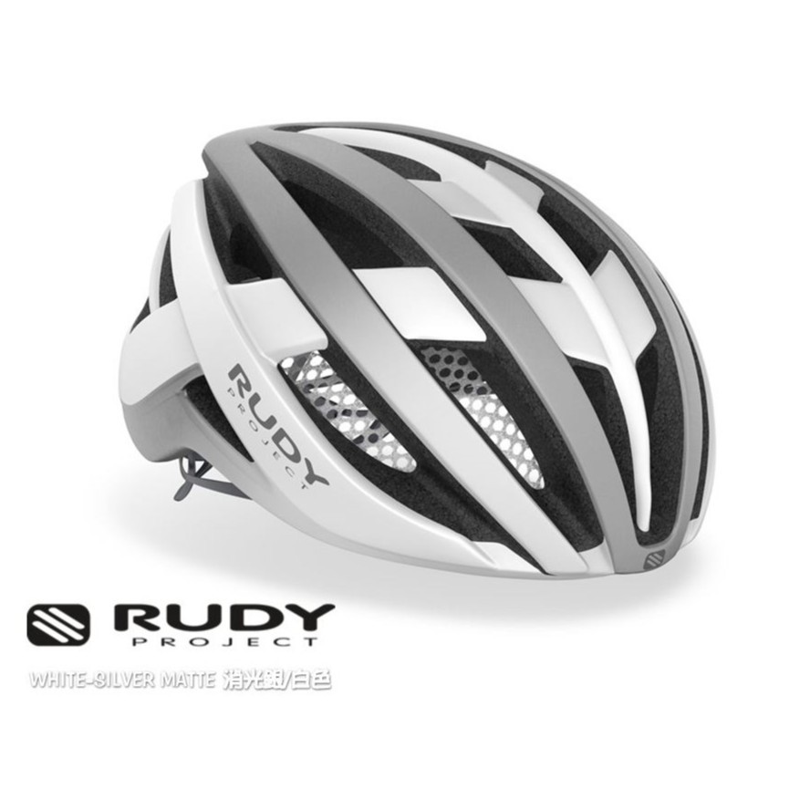 【春田單車】RUDY PROJECT VENGER helmet 自行車 公路車 直排輪  安全帽 車帽 消光銀/白