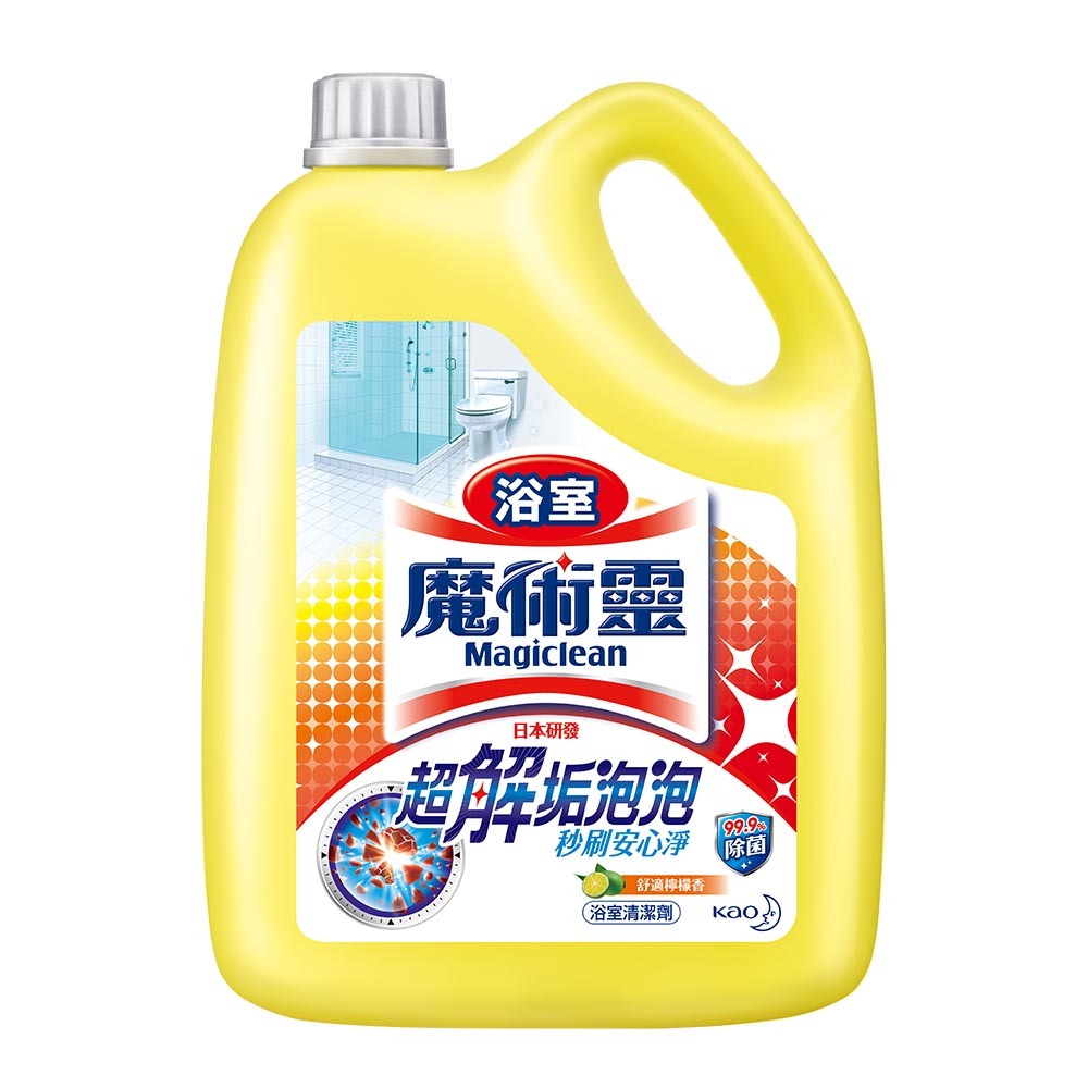魔術靈浴室清潔劑(桶裝)舒適檸檬3800ml x1