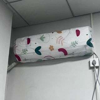 【附電子發票】冷氣罩 冷氣套 空調罩掛機全包卡通歐式PEVA套冷氣罩 冷氣套室內家電保護罩電風扇空調防塵罩