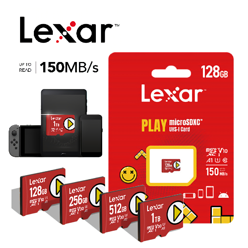 【電玩貓】Lexar 雷克沙 PLAY microSDXC 128GB/256GB/512GB/1TB 記憶卡 新品現貨