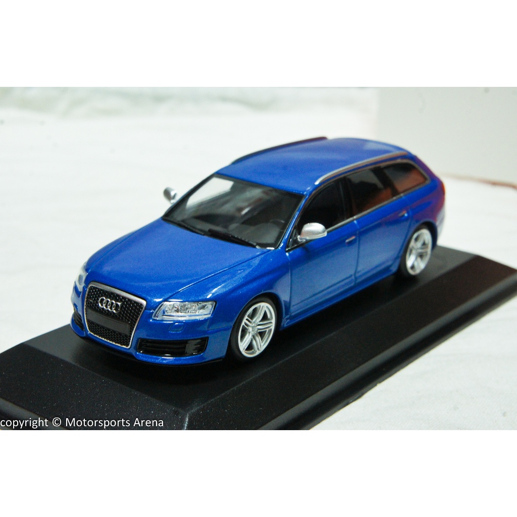 【現貨特價】1:43 Minichamps Audi RS6 Avant 2007 藍色