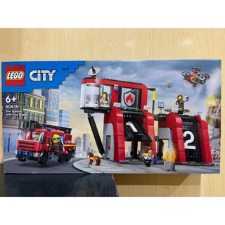 JCT- LEGO樂高 City城市系列 消防局和消防車 60414