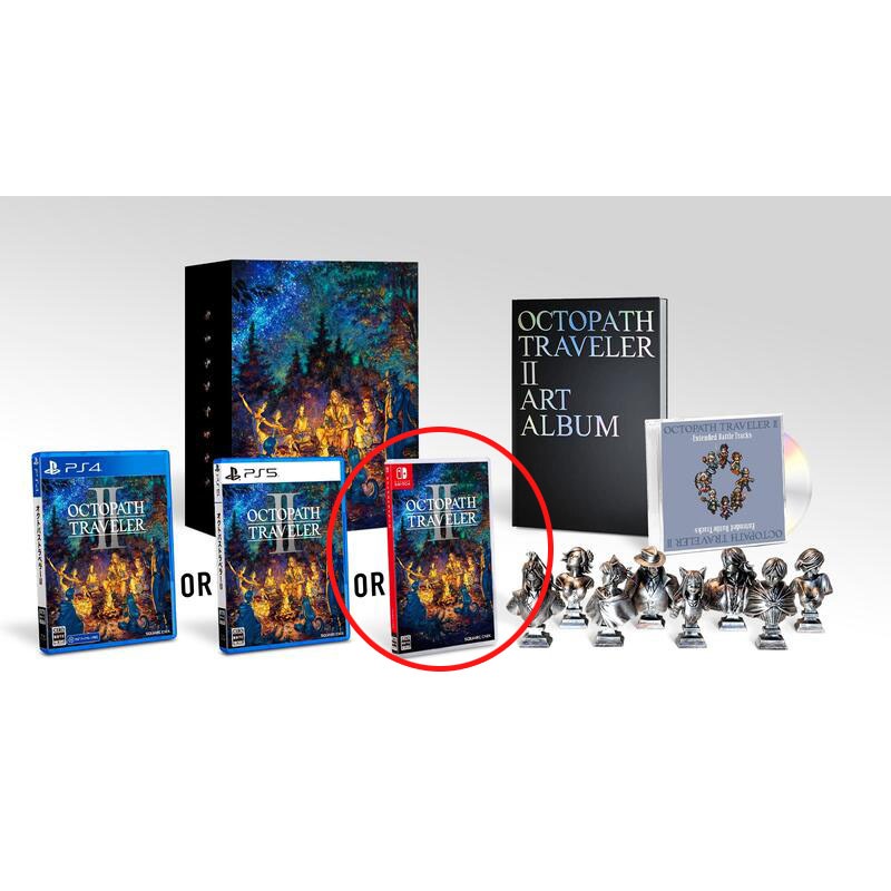 【全新】 Switch NS 遊戲 中文 典藏版 歧路旅人2 八方旅人2 限定版  / 附 特典 書籤