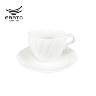 【韓國ERATO】旋轉波紋咖啡杯盤 240mL 咖啡杯盤 咖啡杯 花茶杯盤 花茶杯